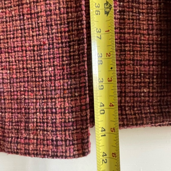 Garnet Hill Chic Pink Tweed Coat - Picture 7 of 9